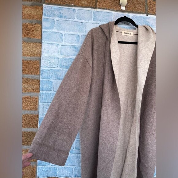 ENFOLD WOOL COAT SIZE XL - Picture 3 of 11